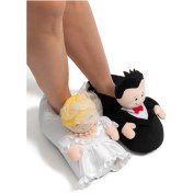 Resim Gelin-damat Kadın Panduf Siyah-beyaz 36/41-10608 Siyah-beyaz 