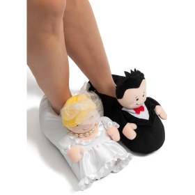 Resim Gelin-damat Kadın Panduf Siyah-beyaz 36/41-10608 Siyah-beyaz 