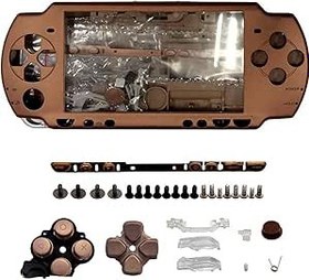 Resim OSTENT Full Housing Shell Faceplate Case Parts Replacement for Sony PSP 2000 Console - Color Brown 