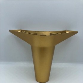 Resim Karakoçaksesuar Plastik, 12x11x11 Cm Riva,Gold Koltuk,Baza,Mobilya Ayağı (4 Adet) 