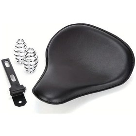 Resim Cloudstore Harley Davidson Sportster Xl 883 1200 48 İçin Siyah Deri Sürüş Sele Çantası 