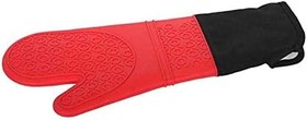 Resim EPINOX Silikon Fırın Eldiveni - Isıya Dayanıklı Eldiven - Yanmaz Eldiven - Yapışmaz - Çift Katman - 42 cm - Kırmızı 