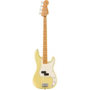 Resim FENDER Player Iı Precision Bass Akçaağaç Klavye Hialeah Yellow Bas Gitar 