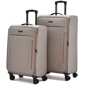 Resim Fossil Ultra Light Vizon 2'li Valiz Seti Büyük Ve Orta Boy 360 8 Tekerlekli, Hafif & Geniş İç Hacim Vizon 