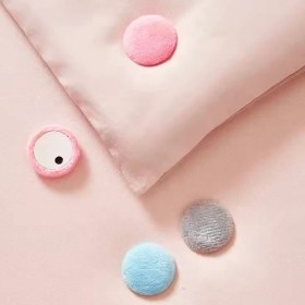 Resim İnfeta 12 Adet Mantar Yorgan Kılıfı ve Çarşaf Sabitleyici Tutucu Düğme Seti Nevresim Örtü Perdedüzenleyici 