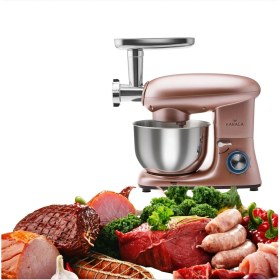 Resim 20 L ve Altı 1900W Hamur Yoğurma, Kıyma Çekme 5,5 Lt Sucuk-Sosis/içli Köfte Aparatlı 6 Kademeli Mut 