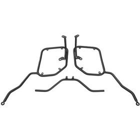 Resim GP Kompozit Honda CRF250L / CRF250 Rally 2017-2020 Uyumlu Yan Çanta Demiri Siyah 