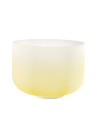 Resim Meinl Sonic Energy Csbc12e Navel Solarplexus Chakra 12 Crystal Singing Bowl Note E4 Color Frosted Yellow 