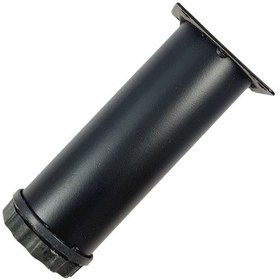 Resim 40 Lık 20 Cm Siyah Metal Yuvarlak Ayak 4 Adet 