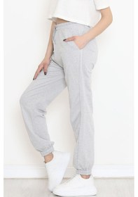 Resim Paça Lastikli Eşofman Altı Gri - 15915.1778.-9019062291685 Açık Gri 