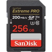 Resim SanDisk 256GB Extreme Pro SDHC/SDXC Hafıza Kartı (200mb) 