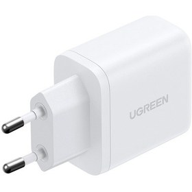Resim Ugreen 20w 2 Portlu Hızlı Şarj Cihazı, 1xusb-a, 1xusb-c, Beyaz, 45310 - 