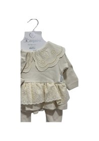 Resim Uğurböceğiçocuk 2069 Kız Bebek Güpürlü 5'li Zıbın Takım 001 