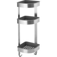 Resim IKEA Banyo Duş Sepeti 19X58 cm Paslanmaz Çelik Raf 