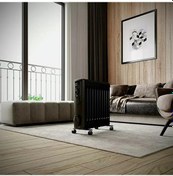 Resim Voltomat Termostatlı 2500 W 11 Dilim Yağlı Radyatör Siyah 