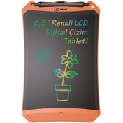 Resim Genel Markalar 8,5" Mıknatıslı Lcd Dijital Renkli Çizim Tablet - Turuncu 