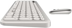 Resim Havit KB254GCM Kablosuz Klavye Mouse Set (Gri) 