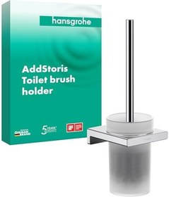 Resim Hansgrohe AddStoris Tuvalet Fırçalığı Krom 41752000 