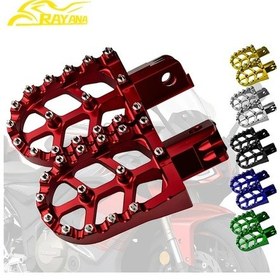 Resim Besthome1 Cnc Alüminyum Çok Renkli Dayanıklı Off-road Pedal Motosiklet Modifiye Aksesuarı Gümüş 