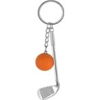 Resim Cdwishbest Turuncu Mini Golf Raket Topu Kolye Anahtarlık Yaratıcı Araba Metal Anahtarlık Tutucu Clalit Anahtarlık Kadın Erkek Spor Kulüpleri Dekor Hediye (Yurt Dışından) 