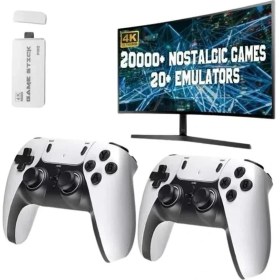 Resim Selfbuysell 3D 4K Hd 2.4g Game Stick 4K Ultra Hd Oyun Konsolu Çift Kollu 