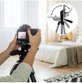 Resim Keyifli Sepetim 360 Derece Ayarlanabilir Katlanabilir Profesyonel Çekime Uygun 65 Cm Ayaklı Tripod 