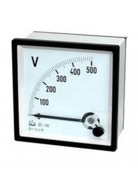 Resim Anolog Voltmetre 96x96 500v Ac 
