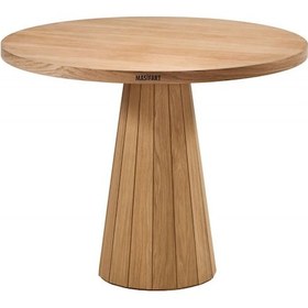 Resim Masifart Bonita 90 Lık Meşe Dar Line Masa Cilasız Ham Ham 