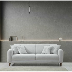 Resim Sare Koltuk 3Lü Ares Beyaz 