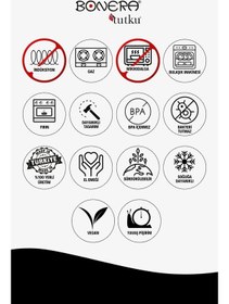 Resim Marbella 6 Pcs Güveç Sahan Set İç/ Dış Nardo Gri & Gold Kulp - 18-20-22 Cm 