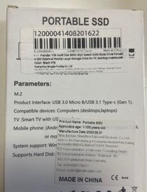 Resim Portable SSD USB 3.1 Type C 4TB 