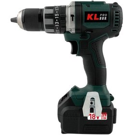 Resim Kl Pro KLDM18BH-20 18 V 2.0 Ah Li-ion Çift Akülü Kömürsüz Profesyonel Darbeli Matkap 