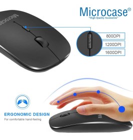 Resim Microcase Poco Pad 12.1 Inch Tablet Için Bluetooth Klavye ve Mouse + Kılıf- BKK17 