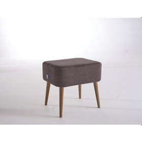 Resim Doqu Home Viola Puf Koltuk - Antrasit 