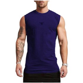 Resim Genius Store Erkek Nem Emici Hızlı Kuruma Atletik Teknik Performans Sporcu Sıfır Kol T-shirt Mg-atlet Lacivert 