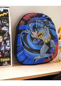 Resim 3d Kabartmalı Batman Anaokulu Kreş Ve Günlük Kullanım Çantası Sır 