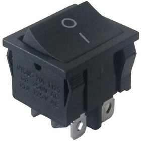 Resim Ayt Ic-129 Orta Boy Işıksız Anahtar On Off 6 Pin Aç Kapa Buton Düğme 21.8x20.2 Mm 