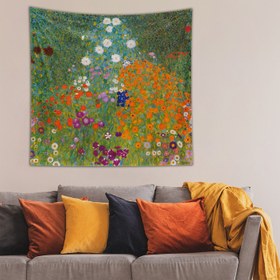 Resim Bauerngarten, 1907 Duvar Örtüsü - 90 cm x 90 cm 