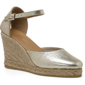 Resim Nine West Umessa 4fx Altın Kadın Dolgu Topuk Sandalet 