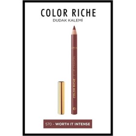 Resim L'oréal Paris Color Riche Dudak Kalemi - 570 Worth It Intense 3600524189624-10845 Diğer 
