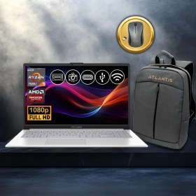 Resim Asus Vivobook Go 15 RYZEN5-7520U 8gb 512GB Nvme SSD E1504FA-BQ1741 ATL13 15.6" Freedos Notebook+Çanta+Mouse 