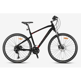 Resim Kron Tx 500 - 28'' Cıty - 18' - 20 Vites - H.dısc - Mat Siyah Füme-kırmızı Siyah 