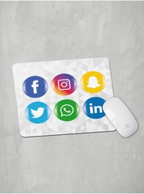 Resim Panorama Ajans Sosyal Medya Kullanıcılarına Logo Sticker Tasarım Mouse Pad 