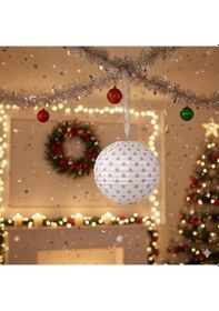 Resim 35 Cm Puantiyeli Pembe Büyük Japon Feneri Çin Feneri Parti Dekorasyonu Diğer 