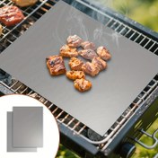 Resim 1 adet yapışmaz, yeniden kullanılabilir Teflon Izgara Matı - Elektrikli Fırın ve Gazlı Fırın, Tost Makinesi ve Izgara için mükemmel - Açık Hava Barbekü ve Pişirme için dayanıklı mutfak gereçleri, Izgara Çataları için Izgara İşaretleri 