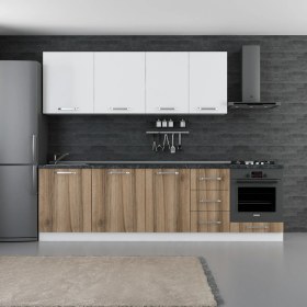 Resim Minar 275 cm Mutfak Dolabı Beyaz Dore 275-D6 