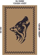 Resim duha trend 35x50 120 Gr. Kraft Kağıt Oto Paspası Kurt 100 Adet 