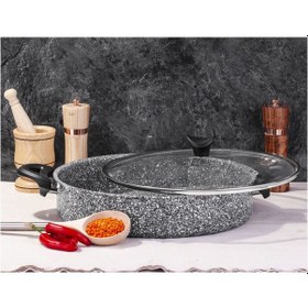 Resim Taç Ultra Granit Basık Tencere 22 CM 