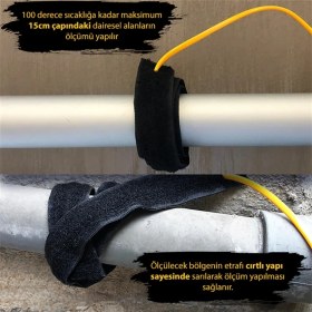 Resim Sevgift WRNM-208 Cırt Sargılı K Tipi Sıcaklık Ölçer Prob 