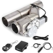 Resim NESS EXHAUST SYSTEMS Cut Out Kumandalı Çatallı Paslanmaz Egzoz 